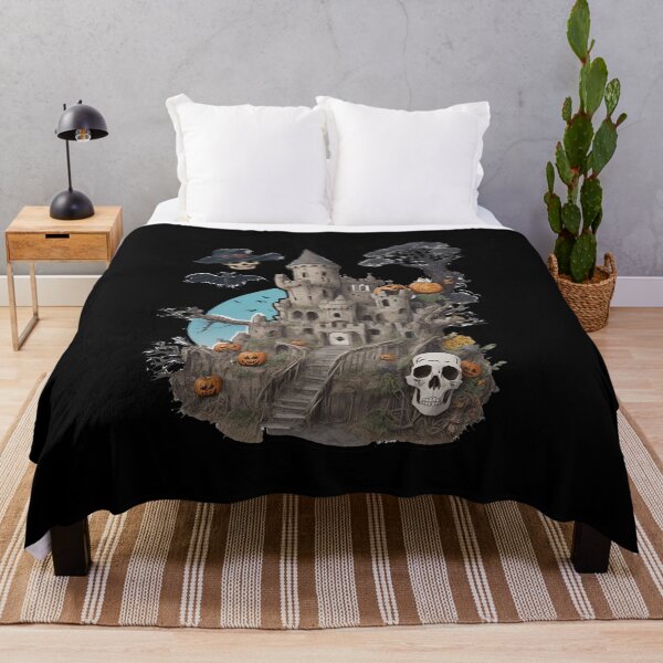 Item preview, dirty old castle in a haunted city halloween horror inspired fashion designed and sold by Carlos Gudino.