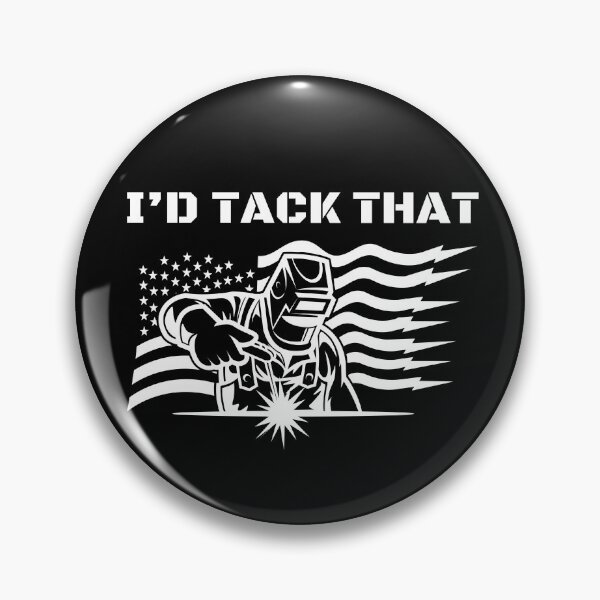 Item preview, I'd Tack That - American Flag Welder designed and sold by Dailey-FS.