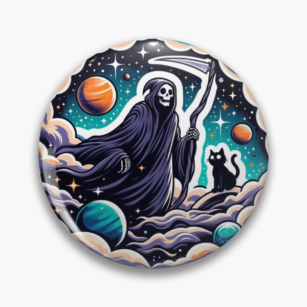 Item preview, Grim Reaper, Black Cat, and Space designed and sold by PJ.