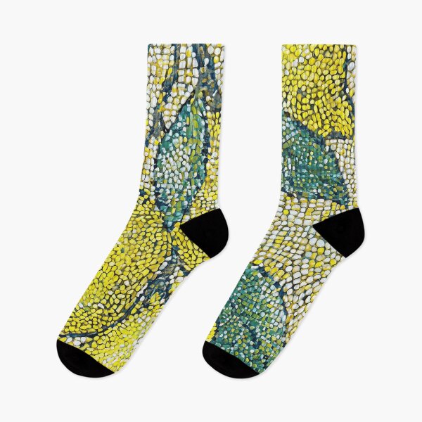 Item preview, Lemon Citrus Fruits Mosaic designed and sold by Careful Disorder.