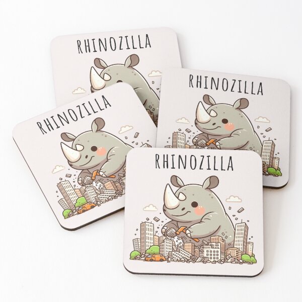 Aperçu de l'œuvre Godzilla Rhinocéros créée et vendue par LemuellTrends.