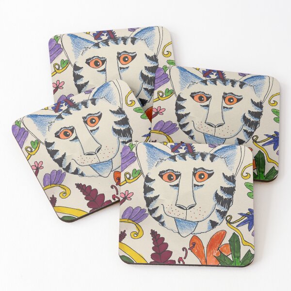 Item preview, Wild White Tiger designed and sold by TeWhakArt22.