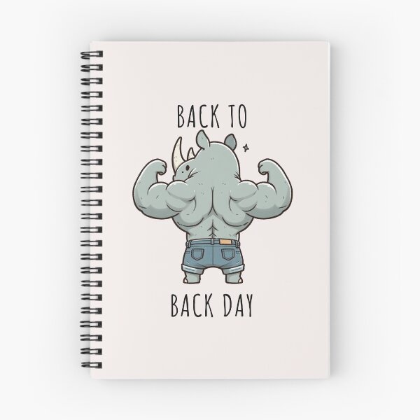 Item preview, Back Day Workout Rhino designed and sold by LemuellTrends.
