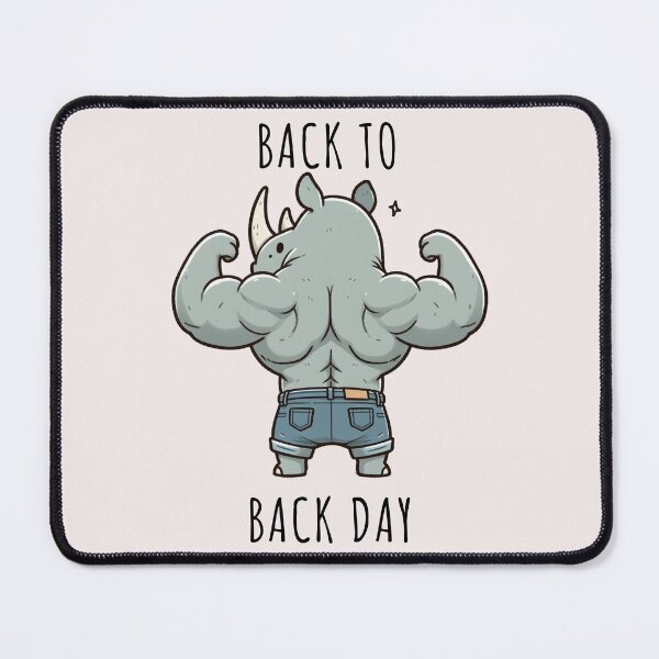 Item preview, Back Day Workout Rhino designed and sold by LemuellTrends.