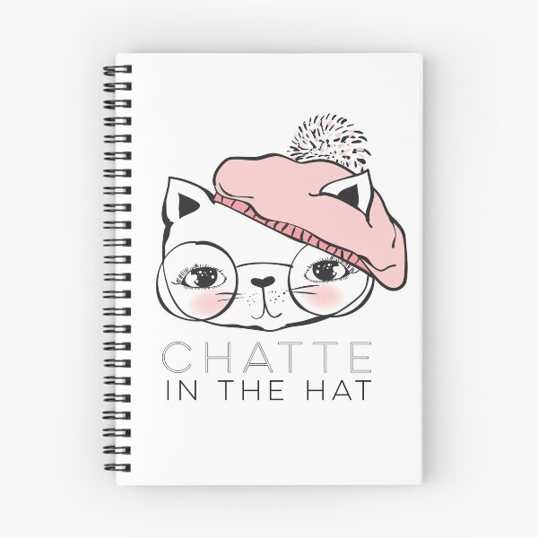 Item preview, Chatte in the Hat - Funny French pun designed and sold by Francophile.