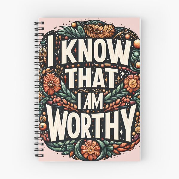 Item preview, I am Worthy, typography designed and sold by maxmaj.