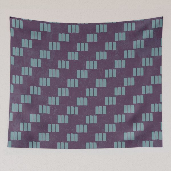 Item preview, Mint and Purple Barre Pattern designed and sold by Diana377.