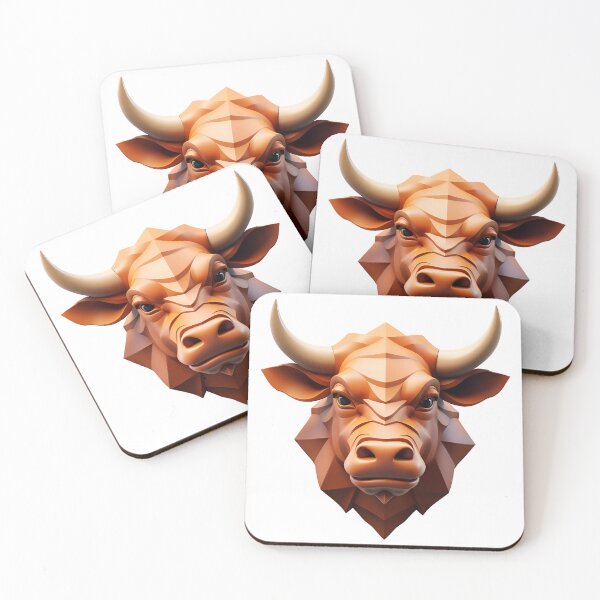 Artikelvorschau, 3D-Cartoon-Stier, Logo, Aufkleber, Wandkunst, Kunstdrucke und mehr entworfen und verkauft von Kevin Lou.