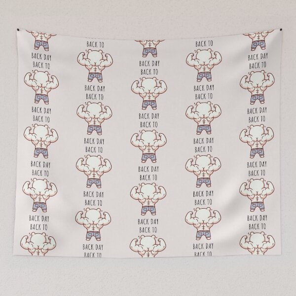 Item preview, Back Day Workout Bear designed and sold by LemuellTrends.