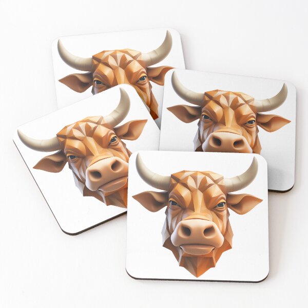 Artikelvorschau, 3D-Cartoon-Stier, Logo, Aufkleber, Wandkunst, Kunstdrucke und mehr entworfen und verkauft von Kevin Lou.