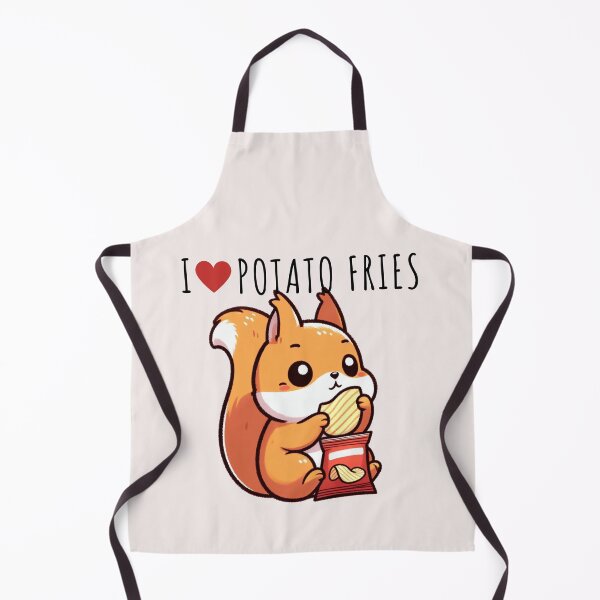 Item preview, Potato Fries Lover Squirrel designed and sold by LemuellTrends.