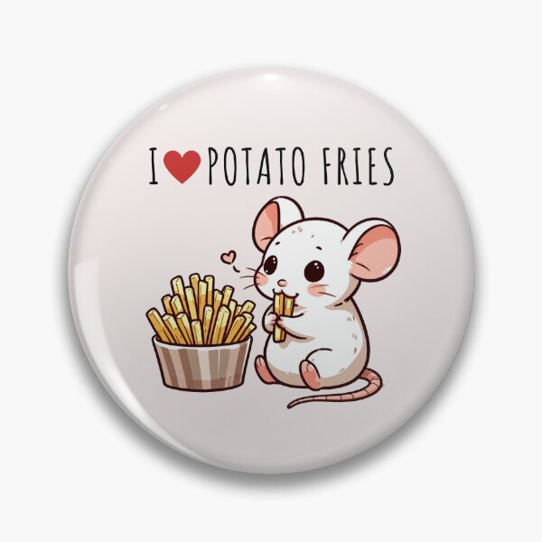 Item preview, Potato Fries Lover Rat designed and sold by LemuellTrends.