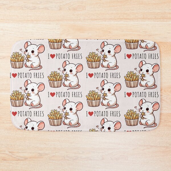 Item preview, Potato Fries Lover Rat designed and sold by LemuellTrends.