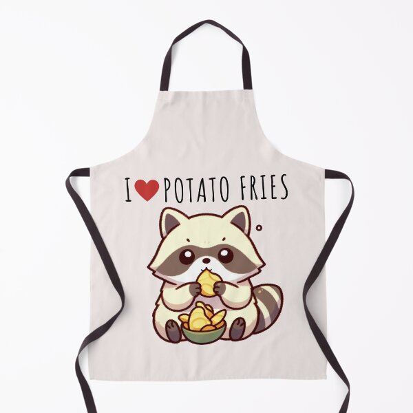 Item preview, Potato Fries Lover Raccoon designed and sold by LemuellTrends.