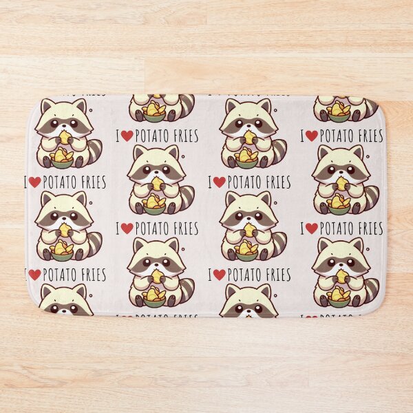 Item preview, Potato Fries Lover Raccoon designed and sold by LemuellTrends.