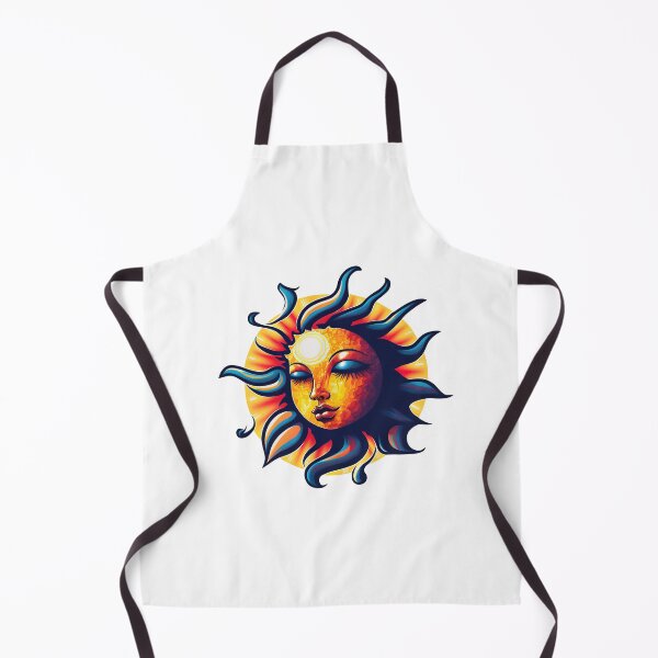 Item preview, Harmony in Celestial Duality: The Blended Auras of Sun and Moon designed and sold by jgvisualarts.
