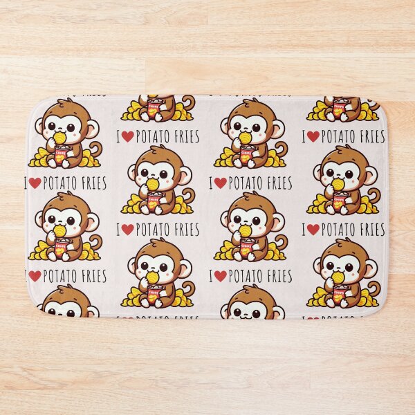 Item preview, Potato Fries Lover Monkey designed and sold by LemuellTrends.
