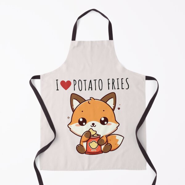 Item preview, Potato Fries Lover Fox designed and sold by LemuellTrends.