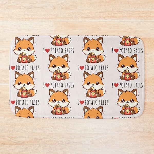 Item preview, Potato Fries Lover Fox designed and sold by LemuellTrends.
