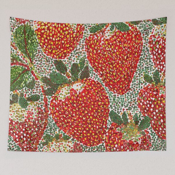 Item preview, Strawberry Fruits Mosaic designed and sold by Careful Disorder.