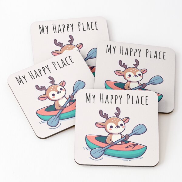 Item preview,  Canoeing Is My Happy Place Deer designed and sold by LemuellTrends.