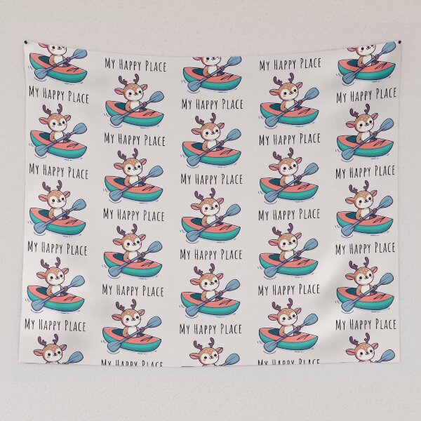 Item preview,  Canoeing Is My Happy Place Deer designed and sold by LemuellTrends.
