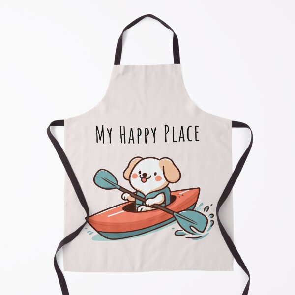 Item preview, Canoeing Is My Happy Place Dog designed and sold by LemuellTrends.