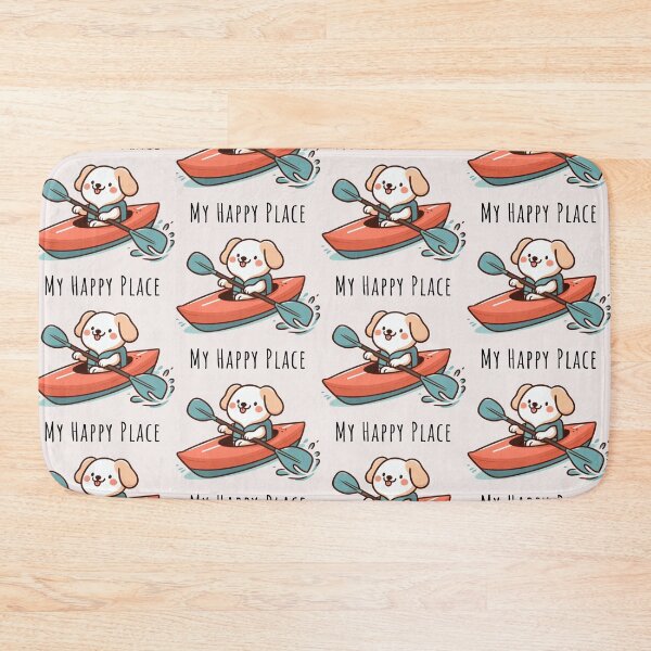 Item preview, Canoeing Is My Happy Place Dog designed and sold by LemuellTrends.
