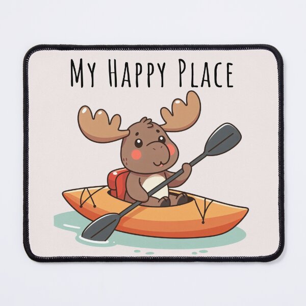 Item preview, Canoeing Is My Happy Place Moose designed and sold by LemuellTrends.