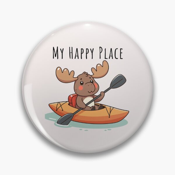Item preview, Canoeing Is My Happy Place Moose designed and sold by LemuellTrends.
