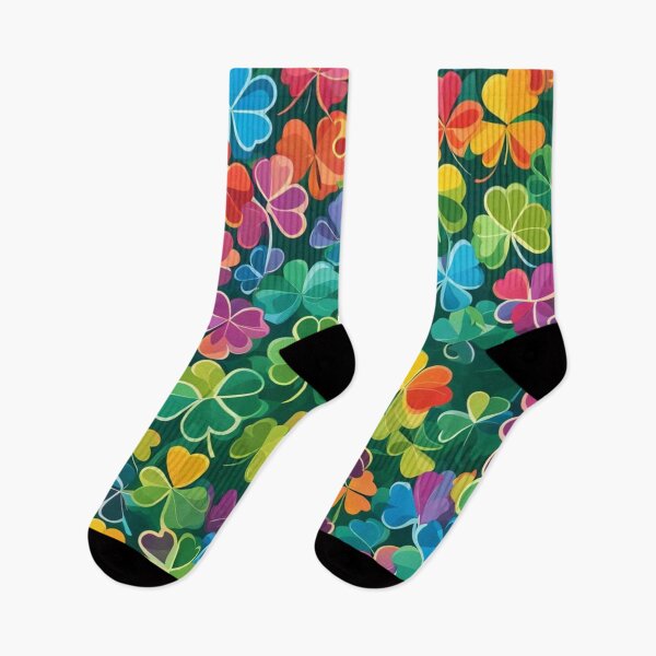 Item preview, Abstract Colorful Clover Pattern designed and sold by calibrit.