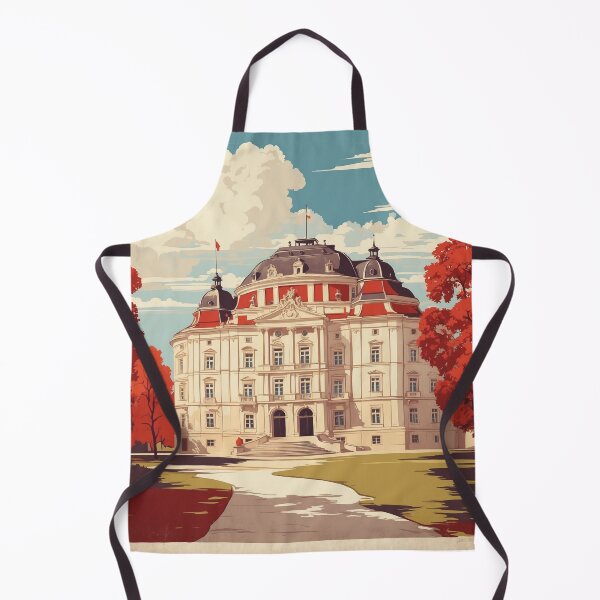 Item preview, Schloss Esterhzy in Eisenstadt Austria Vintage Travel Tourism Poster designed and sold by TravelersGems.