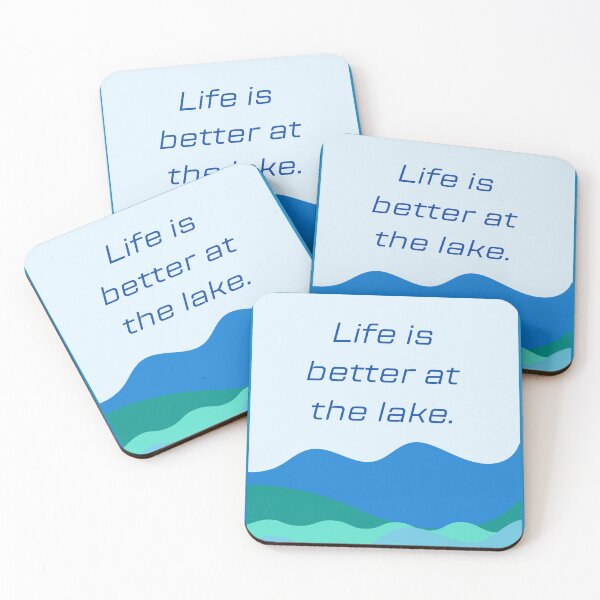 Item preview, Life is better at the lake. designed and sold by ElyseAlexander.