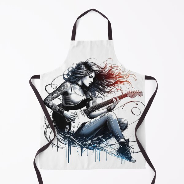Item preview, “Electric Harmonies: The Guitarist and his Bewitching Riffs” designed and sold by CHRIST5000.
