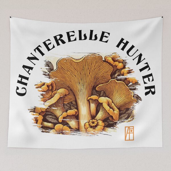 Item preview, MUSHROOMS - Chanterelle Hunter - Chanterelle Mushrooms - Chanterelle Forager designed and sold by ArtProjectShop.