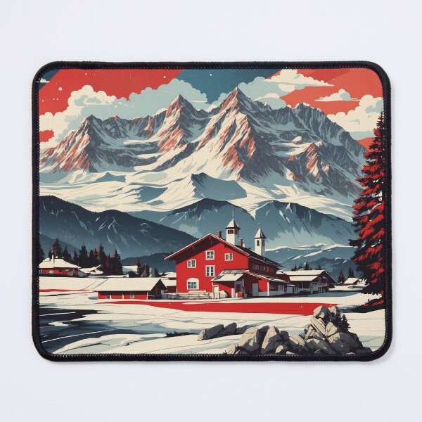 Item preview, Seefeld in Tirol Austria Vintage Travel Tourism Poster  designed and sold by TravelersGems.