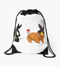 Tepig & Pchan Drawstring Bag