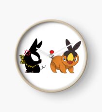 Tepig & Pchan Clock
