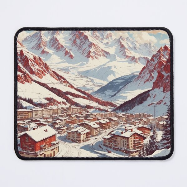 Item preview, Sankt Anton am Arlberg Austria Vintage Travel Tourism Poster  designed and sold by TravelersGems.