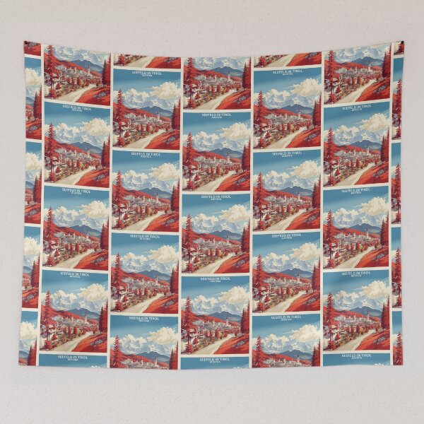 Item preview, Seefeld in Tirol Austria Vintage Travel Tourism Poster designed and sold by TravelersGems.