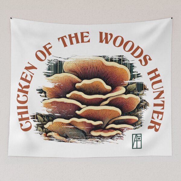 Item preview, MUSHROOMS - Chicken of the Woods Hunter - Chicken of the Woods Mushrooms - Chicken of the Woods Forager designed and sold by ArtProjectShop.