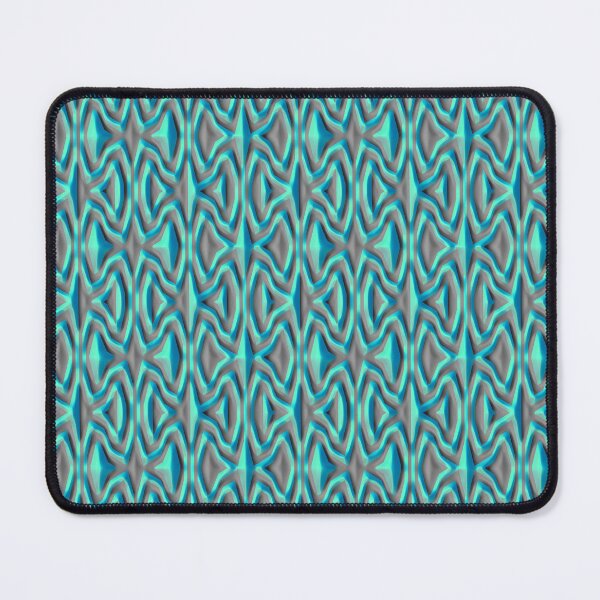 Item preview, 3D Cyan and Grey Tile Pattern designed and sold by TheRulerofEarth.