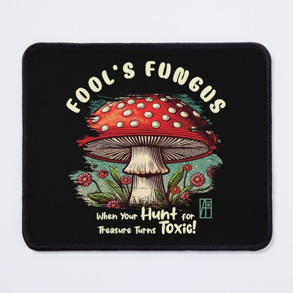 Item preview, MUSHROOMS - Fool's Fungus: When Your Hunt for Treasure Turns Toxic! - Mushroom Forager -Toadstool designed and sold by ArtProjectShop.