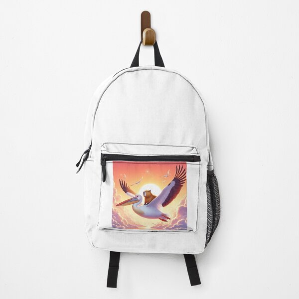 Item preview, Capy and Pelican-Rising Sun3 designed and sold by Capybara Art Lover.