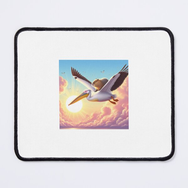 Item preview, Capy and Pelican-Rising Sun4 designed and sold by Capybara Art Lover.