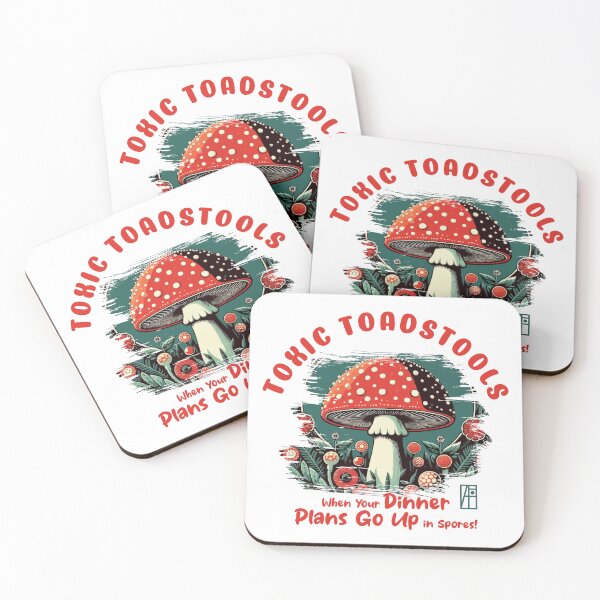 Item preview, MUSHROOMS - Toxic Toadstools: When Your Dinner Plans Go Up in Spores! - Mushroom Hunter -Toadstool designed and sold by ArtProjectShop.