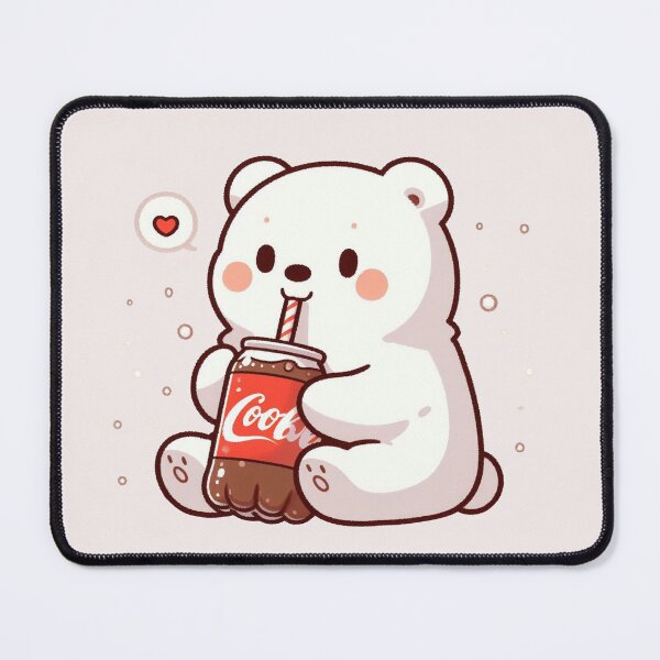 Item preview, Polar Bear Drinking Coke Soda designed and sold by LemuellTrends.