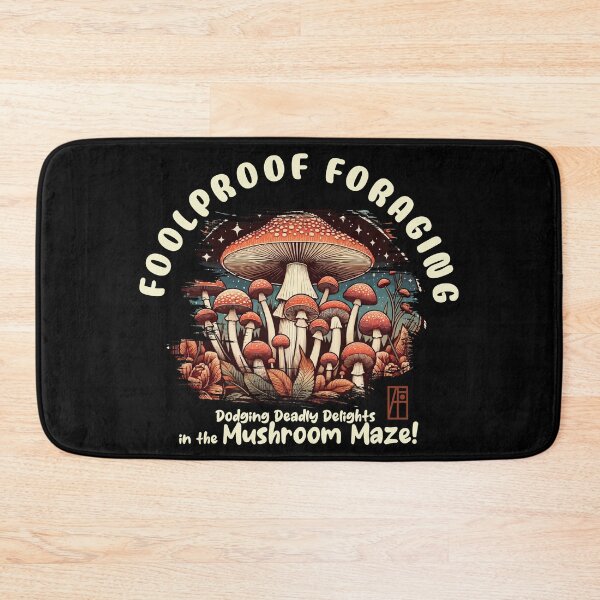 Item preview, MUSHROOMS - Foolproof Foraging: Dodging Deadly Delights in the Mushroom Maze! - Toadstool - Mushroom Forager designed and sold by ArtProjectShop.