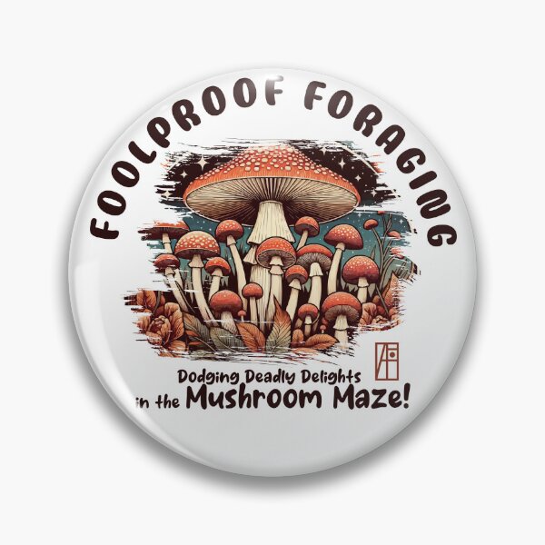 Item preview, MUSHROOMS - Foolproof Foraging: Dodging Deadly Delights in the Mushroom Maze! - Toadstool - Mushroom Hunter designed and sold by ArtProjectShop.