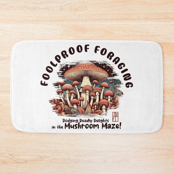 Item preview, MUSHROOMS - Foolproof Foraging: Dodging Deadly Delights in the Mushroom Maze! - Toadstool - Mushroom Hunter designed and sold by ArtProjectShop.